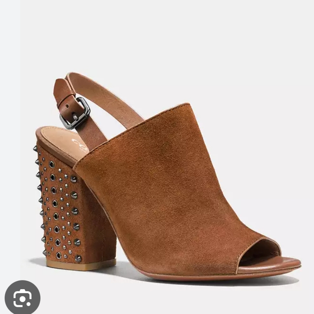 Coach drew slingback shoes